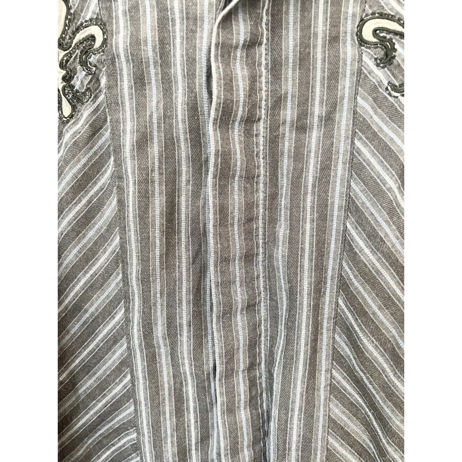 Fender M Medium Rock & Roll Religion Black Pearl Snap Long Sleeve Shirt Men’s — image 3 of 8